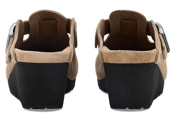 Birkenstock Fanny Wedge Clog - Suede Birkenstock Fanny Wedge Clog - Suede