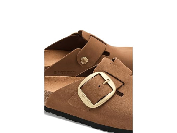 Birkenstock Boston Big Buckle Tonal Clog - Nubuck Leather