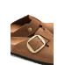 Birkenstock Boston Big Buckle Tonal Clog - Nubuck Leather