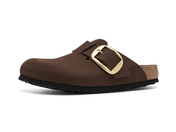 Birkenstock Boston Big Buckle Tonal Clog - Nubuck Leather Birkenstock Boston Big Buckle Tonal Clog - Nubuck Leather
