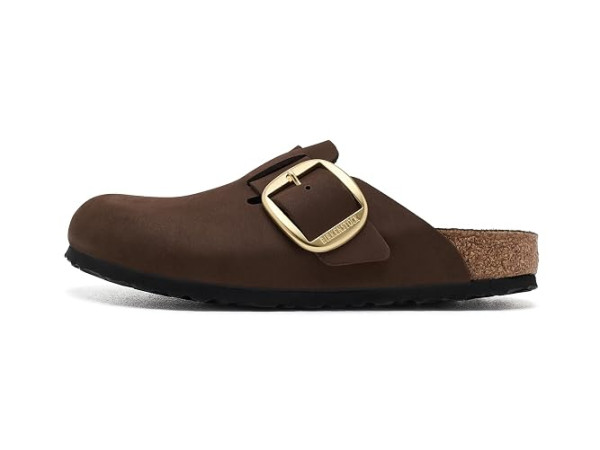 Birkenstock Boston Big Buckle Tonal Clog - Nubuck Leather Birkenstock Boston Big Buckle Tonal Clog - Nubuck Leather
