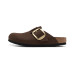 Birkenstock Boston Big Buckle Tonal Clog - Nubuck Leather Birkenstock Boston Big Buckle Tonal Clog - Nubuck Leather