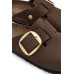 Birkenstock Boston Big Buckle Tonal Clog - Nubuck Leather Birkenstock Boston Big Buckle Tonal Clog - Nubuck Leather