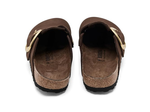 Birkenstock Boston Big Buckle Tonal Clog - Nubuck Leather Birkenstock Boston Big Buckle Tonal Clog - Nubuck Leather