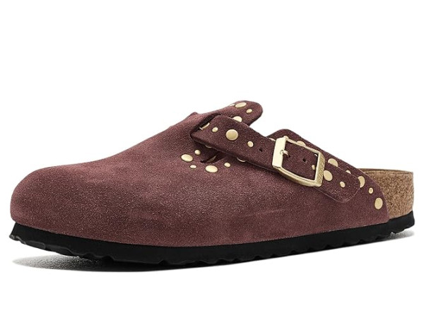Birkenstock Boston Clog Rivets - Suede Birkenstock Boston Clog Rivets - Suede