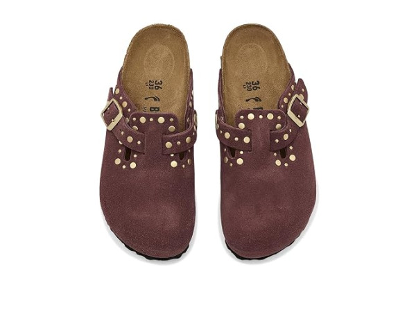 Birkenstock Boston Clog Rivets - Suede