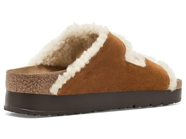Birkenstock Arizona Platform Flex Shearling - Suede Birkenstock Arizona Platform Flex Shearling - Suede