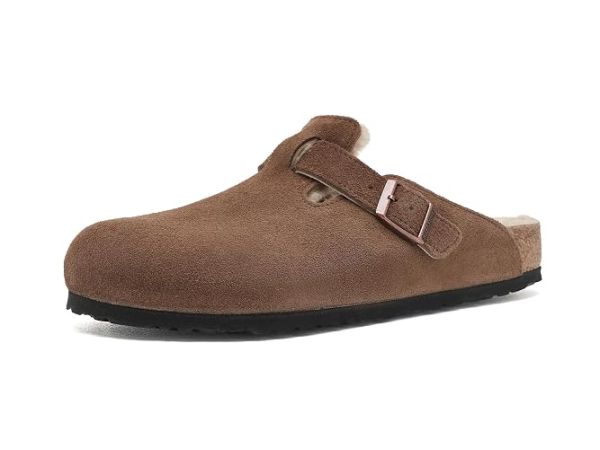 Birkenstock Boston Shearling Clog - Suede Birkenstock Boston Shearling Clog - Suede