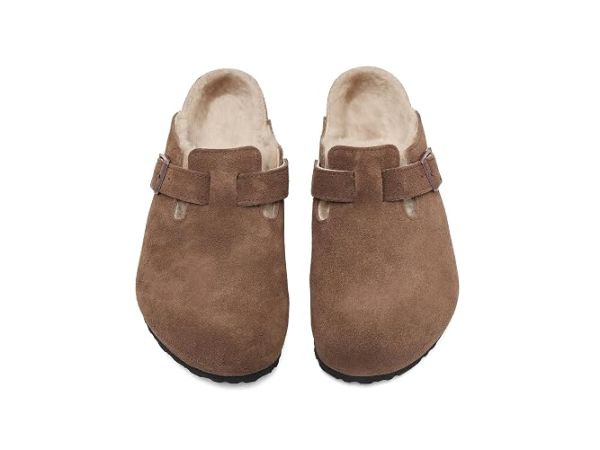 Birkenstock Boston Shearling Clog - Suede Birkenstock Boston Shearling Clog - Suede