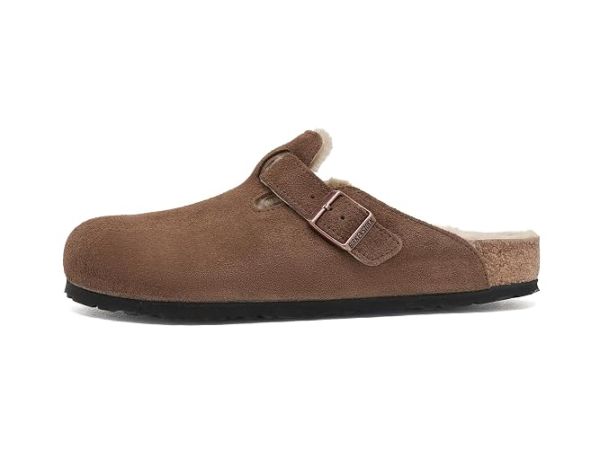 Birkenstock Boston Shearling Clog - Suede Birkenstock Boston Shearling Clog - Suede