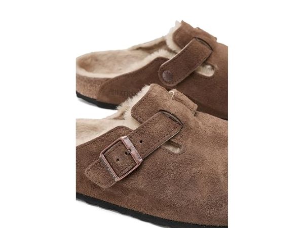 Birkenstock Boston Shearling Clog - Suede Birkenstock Boston Shearling Clog - Suede