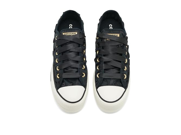 Converse Chuck Taylor All Star Lift Platform Ribbon Low Top Sneakers Converse Chuck Taylor All Star Lift Platform Ribbon Low Top Sneakers