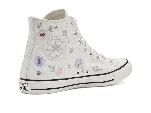 Converse Chuck Taylor All Star Sequin Flowers High-Top Sneakers