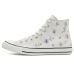 Converse Chuck Taylor All Star Sequin Flowers High-Top Sneakers