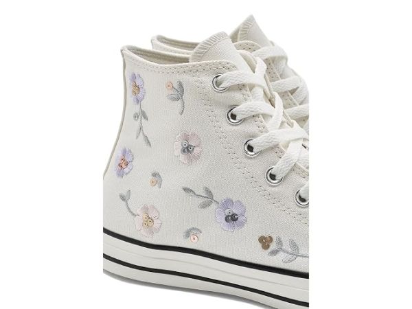 Converse Chuck Taylor All Star Sequin Flowers High-Top Sneakers