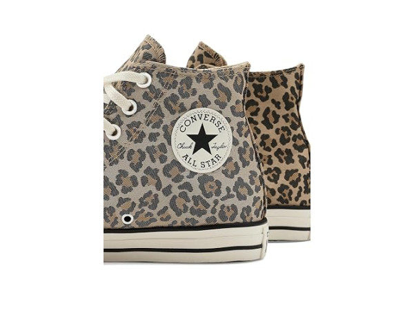 Converse Chuck Taylor All Star Leopard Jacquard High-Top Sneakers Converse Chuck Taylor All Star Leopard Jacquard High-Top Sneakers