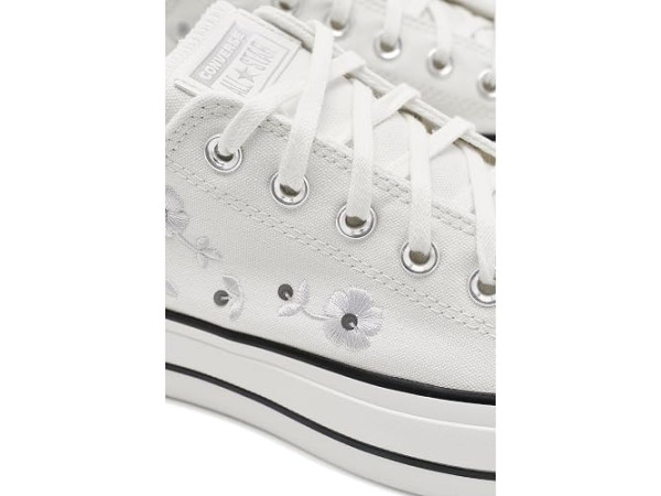 Converse Chuck Taylor All Star Lift Platform Sequin Flowers Low Top Sneakers Converse Chuck Taylor All Star Lift Platform Sequin Flowers Low Top Sneakers