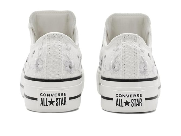 Converse Chuck Taylor All Star Lift Platform Sequin Flowers Low Top Sneakers Converse Chuck Taylor All Star Lift Platform Sequin Flowers Low Top Sneakers