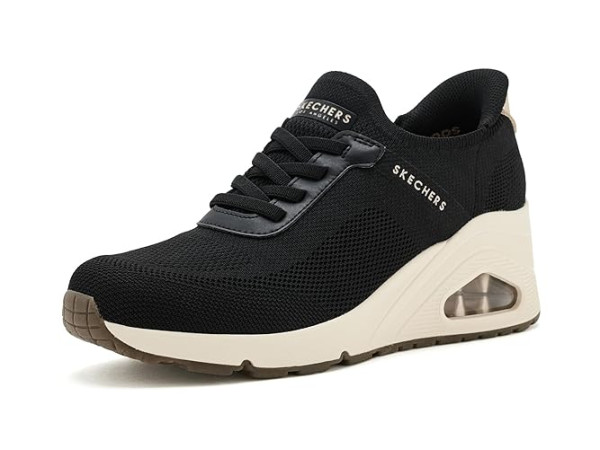 SKECHERS Uno Wedge - Slip N Knit Hands Free Slip-Ins