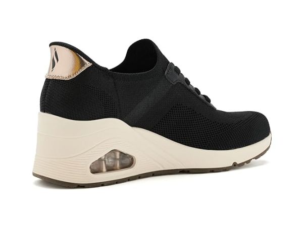 SKECHERS Uno Wedge - Slip N Knit Hands Free Slip-Ins SKECHERS Uno Wedge - Slip N Knit Hands Free Slip-Ins