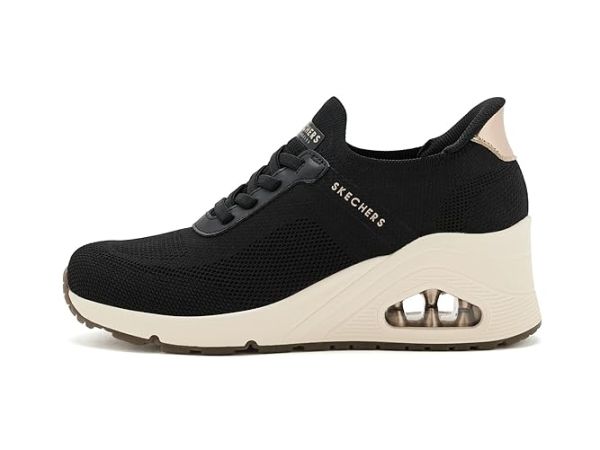 SKECHERS Uno Wedge - Slip N Knit Hands Free Slip-Ins SKECHERS Uno Wedge - Slip N Knit Hands Free Slip-Ins