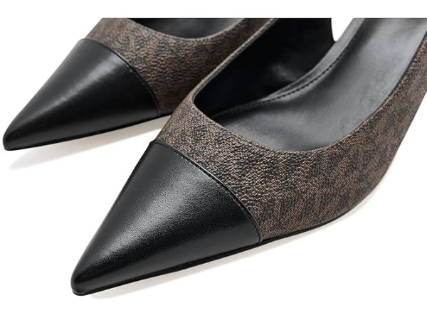 MICHAEL Michael Kors Amara Toe Cap Sling Pumps MICHAEL Michael Kors Amara Toe Cap Sling Pumps