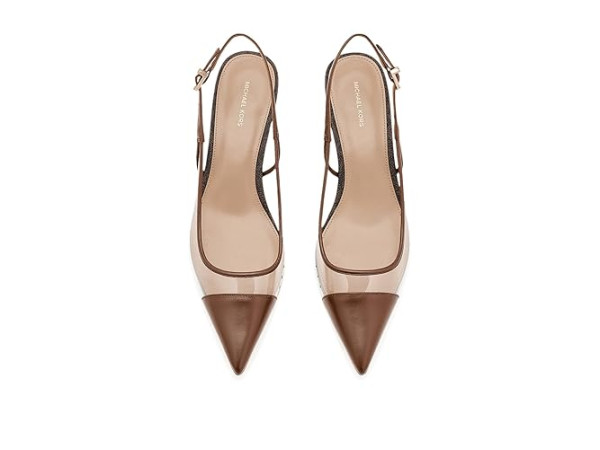 MICHAEL Michael Kors Amara Toe Cap Sling Pumps MICHAEL Michael Kors Amara Toe Cap Sling Pumps