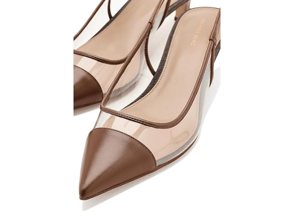 MICHAEL Michael Kors Amara Toe Cap Sling Pumps MICHAEL Michael Kors Amara Toe Cap Sling Pumps