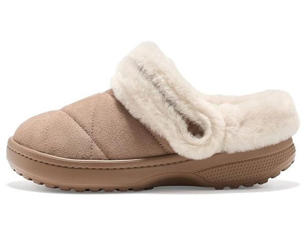 Crocs Classic Unfurgettable Lined Quilted Clogs, Fuzzy Slippers Crocs Classic Unfurgettable Lined Quilted Clogs, Fuzzy Slippers