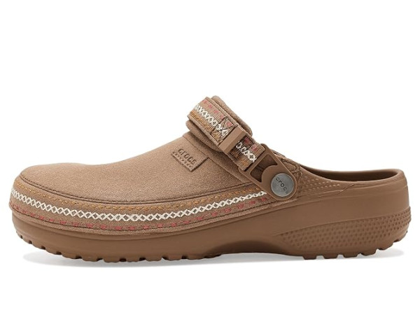 Crocs Classic Crafted Canvas Vegan Suede Stitch Clogs Crocs Classic Crafted Canvas Vegan Suede Stitch Clogs