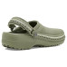 Crocs Classic Crafted Canvas Vegan Suede Stitch Clogs