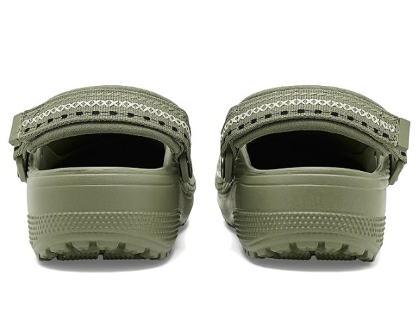 Crocs Classic Crafted Canvas Vegan Suede Stitch Clogs