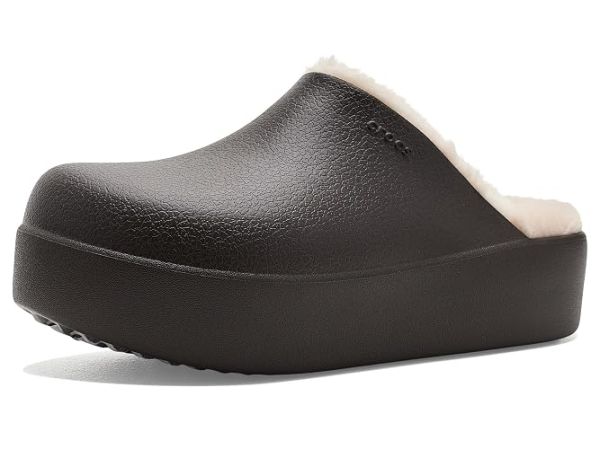 Crocs Dylan Platform Lined Clogs, Fuzzy Slippers