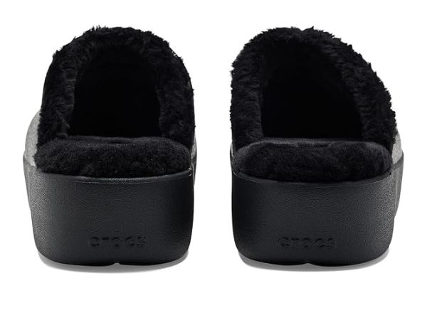 Crocs Dylan Platform Lined Clogs, Fuzzy Slippers