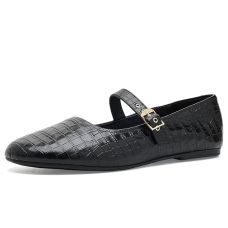 Black Croc Clarks Livia Jane