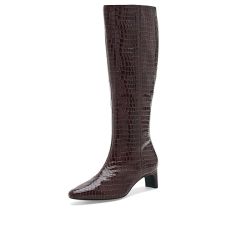 Brown Leather Clarks Edina Tall
