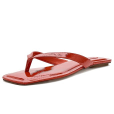 Red Orange Patent Steve Madden Trella