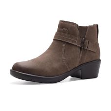 Taupe Suede Clarks Kynnzie Rise
