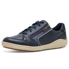 Navy Leather Clarks Bryianne Dazz