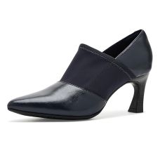 Navy Leather Clarks Tammitha Sleek