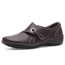 Brown Leather Clarks Cora Teagan