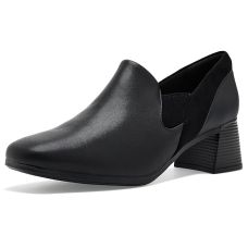 Black Combi Leather Clarks Marriann Pure