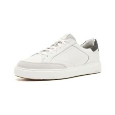 White Leather Clarks Code C Tie