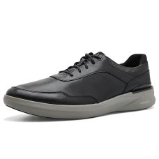 Black Leather Clarks Code H Vibe