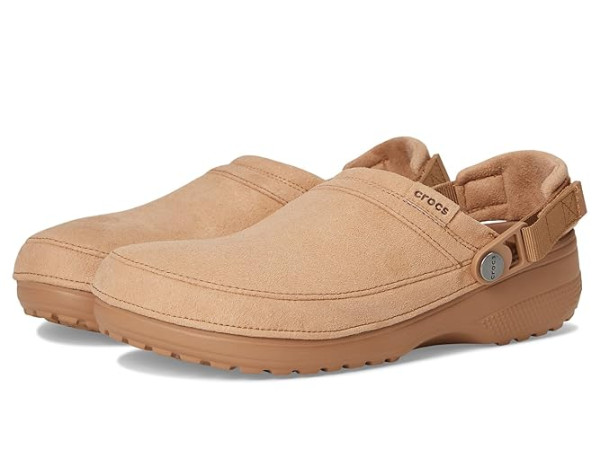 Crocs Classic Crafted Vegan Suede Clogs