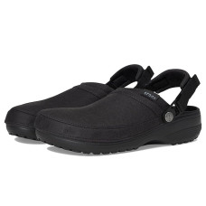 Black Suede Crocs Classic Crafted Vegan Suede Clogs