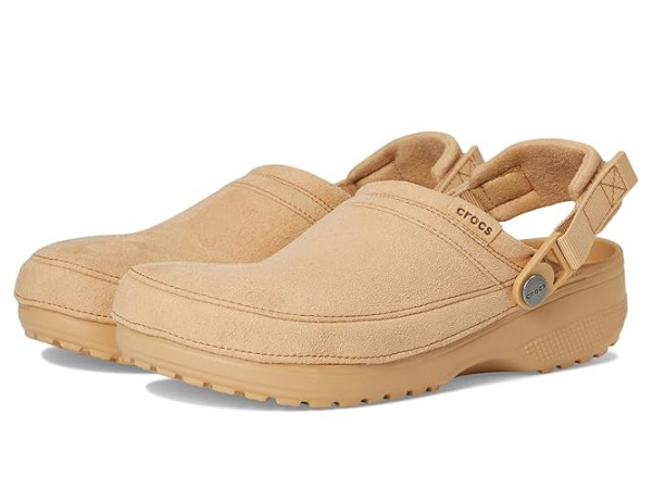 Crocs Classic Crafted Vegan Suede Clogs