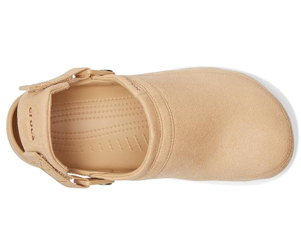 Crocs Classic Crafted Vegan Suede Clogs