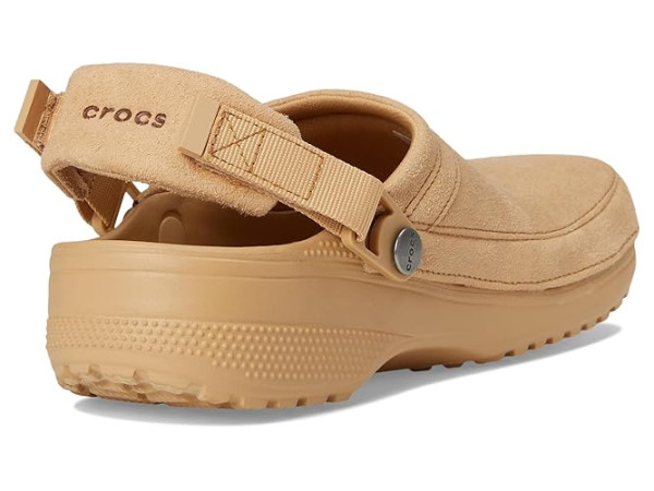 Crocs Classic Crafted Vegan Suede Clogs