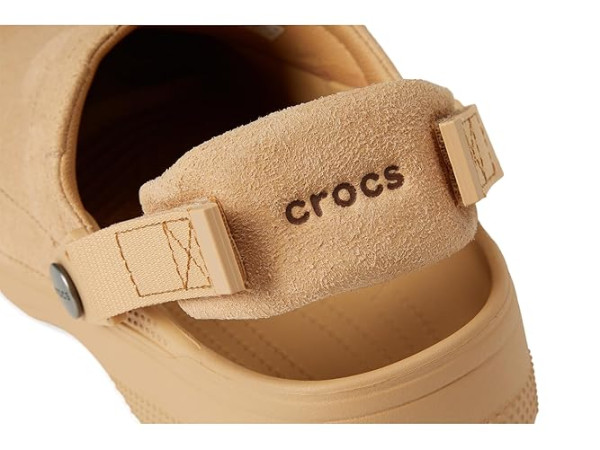 Crocs Classic Crafted Vegan Suede Clogs
